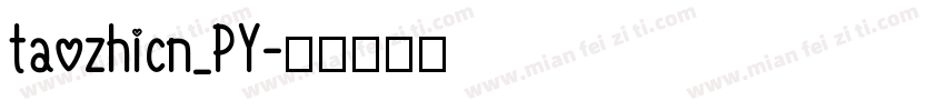 taozhicn_PY字体转换