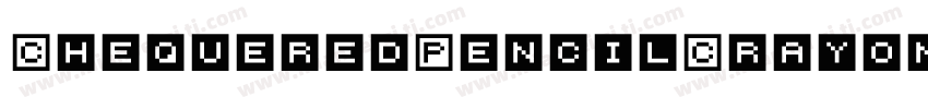 ChequeredPencilCrayons-W8K4字体转换