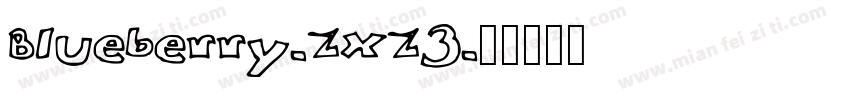 Blueberry-ZxZ3字体转换
