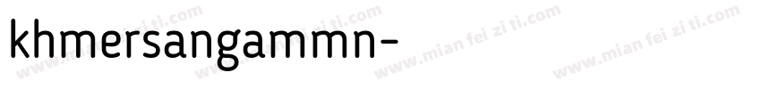 khmersangammn字体转换