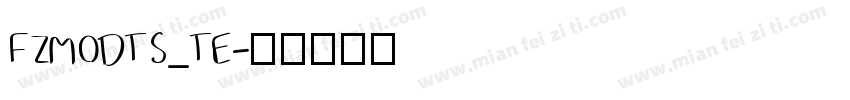 FZMODTS_TE字体转换