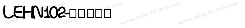 LEHN102字体转换
