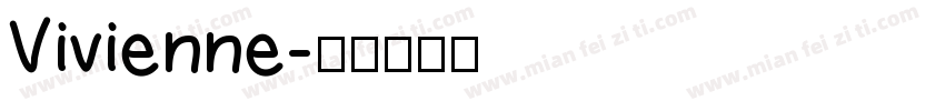 Vivienne字体转换