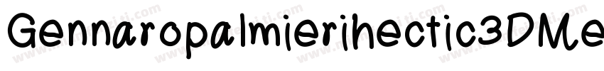 Gennaropalmierihectic3DMedium-rAXK字体转换