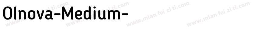 OInova-Medium字体转换