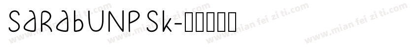 SARABUNPSK字体转换