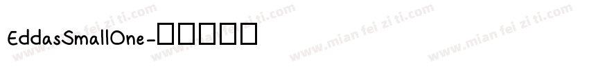 EddasSmallOne字体转换