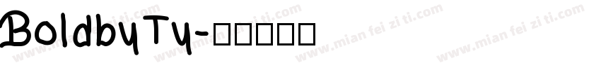BoldbyTy字体转换