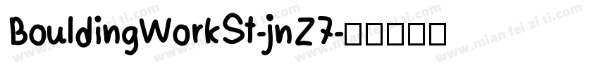 BouldingWorkSt-jnZ7字体转换