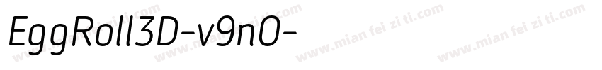 EggRoll3D-v9nO字体转换