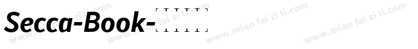 Secca-Book字体转换