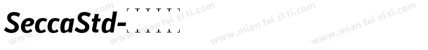 SeccaStd字体转换