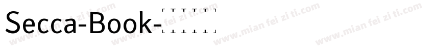 Secca-Book字体转换