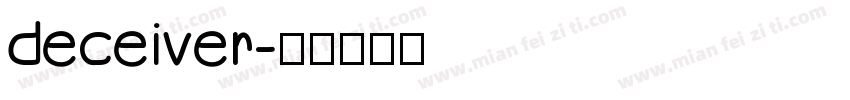 deceiver字体转换
