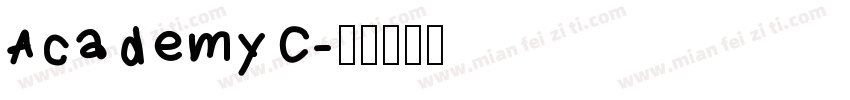 AcademyC字体转换