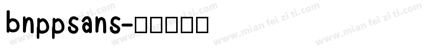 bnppsans字体转换