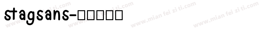stagsans字体转换