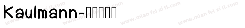 Kaulmann字体转换