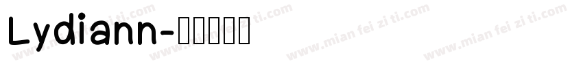 Lydiann字体转换