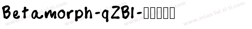 Betamorph-qZBl字体转换