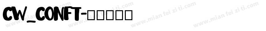 CW_CONFT字体转换