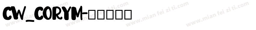 CW_CORYM字体转换