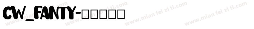 CW_FANTY字体转换