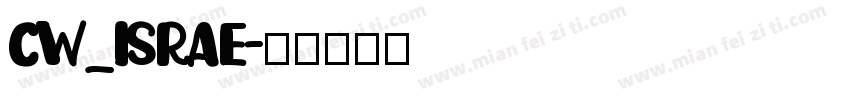 CW_ISRAE字体转换