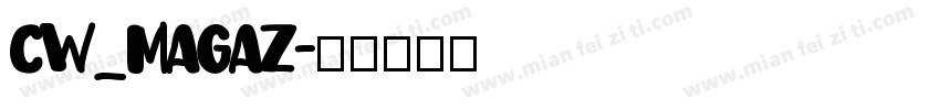 CW_MAGAZ字体转换