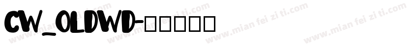 CW_OLDWD字体转换