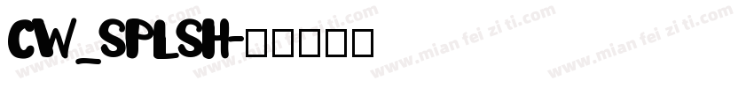 CW_SPLSH字体转换