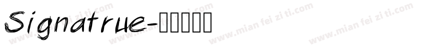 Signatrue字体转换