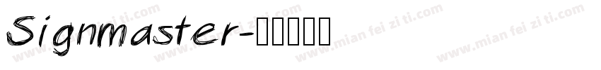 Signmaster字体转换