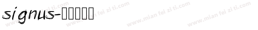 signus字体转换