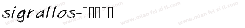sigrallos字体转换