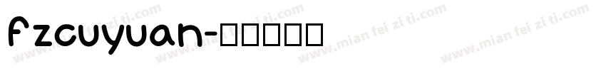 fzcuyuan字体转换