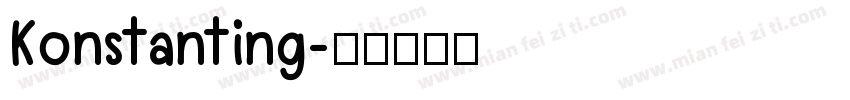 Konstanting字体转换