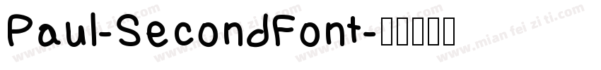 Paul-SecondFont字体转换