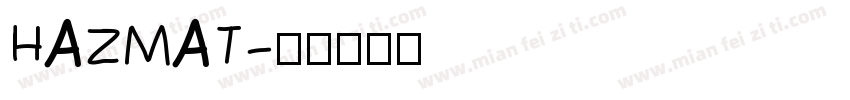 HAZMAT字体转换