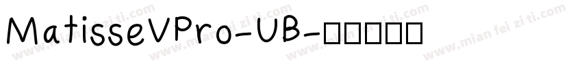 MatisseVPro-UB字体转换