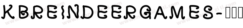 KBREINDEERGAMES字体转换