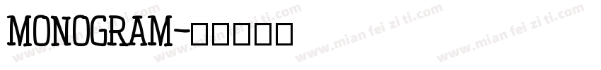 Monogram字体转换
