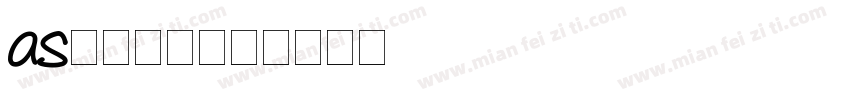 as更改字库字体转换