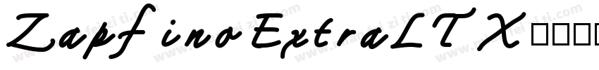ZapfinoExtraLTX字体转换