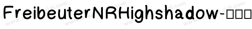 FreibeuterNRHighshadow字体转换