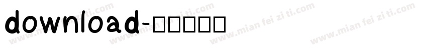download字体转换