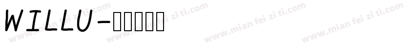 WILLU字体转换