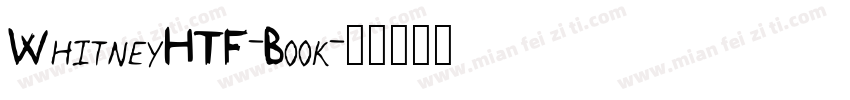 WhitneyHTF-Book字体转换