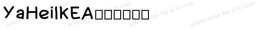 YaHeilKEA字体转换