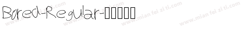 Bored-Regular字体转换